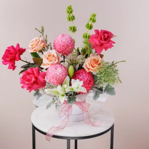 Jubilant Romance Box of Blooms
