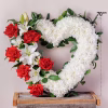 Everlasting Love Heart Wreath 3 Everlasting Love Heart Wreath for Funerals