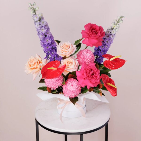 Blushing Elegance Hatbox