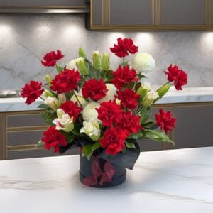 Eternal-Romance-Red-and-White-Box-On-kitchen-counter