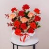 Mesmerizing Hatbox Roses 3 Send Mesmerizing Hatbox Roses Same-Day Delivery Melbourne