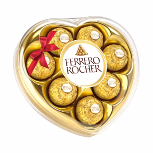 Ferrero Rocher Heart Chocolate Gift Box 8 Pieces | 100g 5 Ferrero Rocher Heart Chocolate Gift Box 8 Pieces 100g Tilt