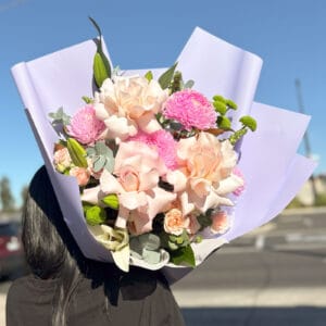 Periwinkle Dreams Bouquet 6 Periwinkle Dreams Mothers Day Bouquet 3