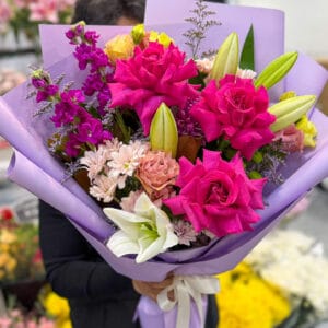 Amethyst Glow Bouquet 7 233